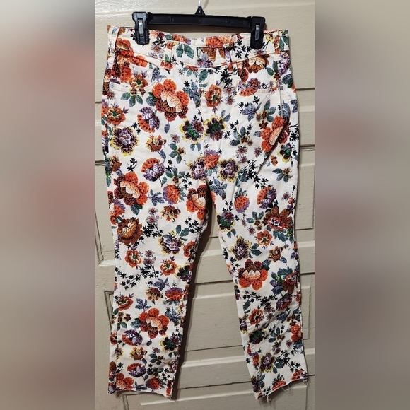 Anthropologie Pilcro High-Rise Floral Print Plus Size Jeans NWT Size: 32 - Picture 1 of 10